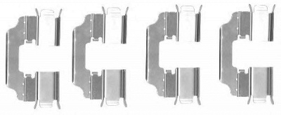 HELLA PAGID 8dz355203401 -  Комплектующие, колодки дискового тормоза